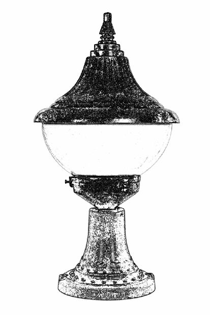 Venkovní nástěnné svítidlo Blaise (hnědá)
