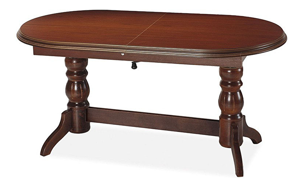 Rozkládací konferenční stolek 120-160 cm Damon (kaštan + kaštan)