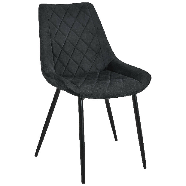 Jídelní židle Sariel (černá) (2ks)