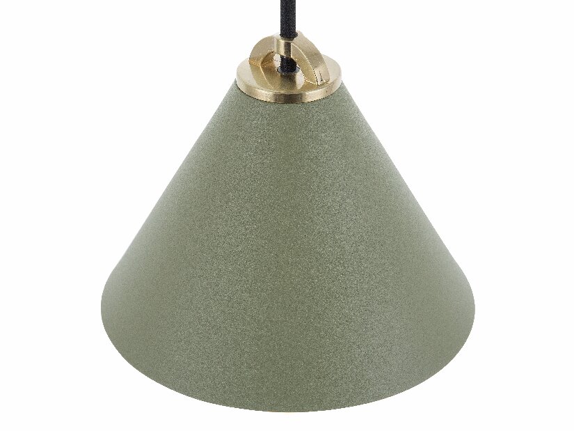 Závěsná lampa Agron (olivově zelená)
