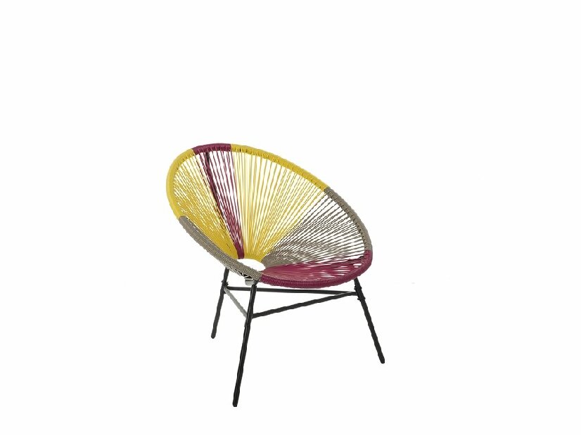 Židle Alvarez (růžověžluté)