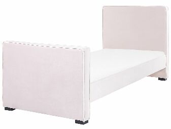 Jednolůžková postel 200 x 90 cm Tully (růžová) (s roštem)