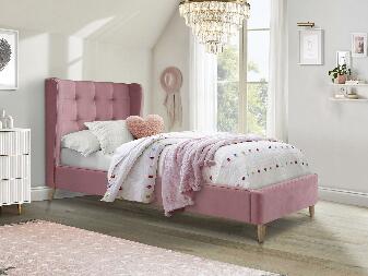 Jednolůžková postel 90 cm Espanola (růžová)