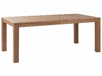 Zahradní stůl 190x105 cm (světlé dřevo)