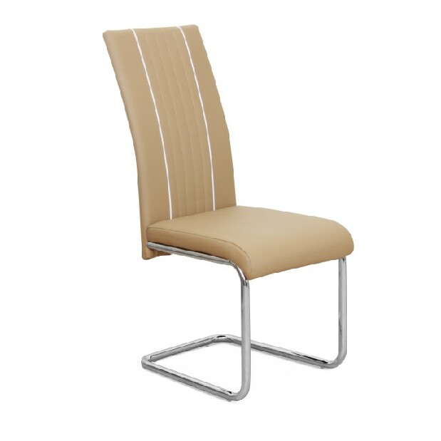 Jídelní židle Limia (béžová + bílá)