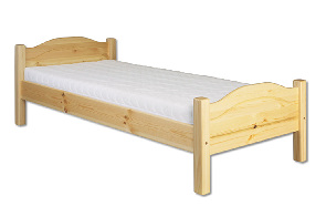 Jednolůžková postel 90 cm LK 128 (masiv)