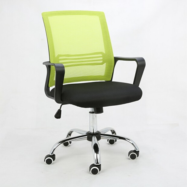 Kancelářská židle Aphin (zelená + černá) *výprodej
