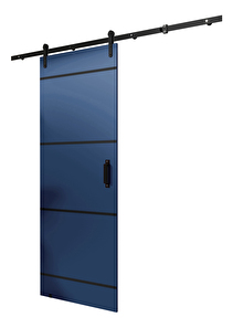 Posuvné dveře 90 cm Lorriane IV (tmavě modrá)
