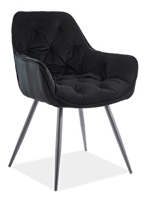 Jídelní židle Champlain (černá + černá)