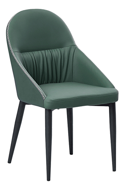 Jídelní židle Fosgen (zelená + kov)