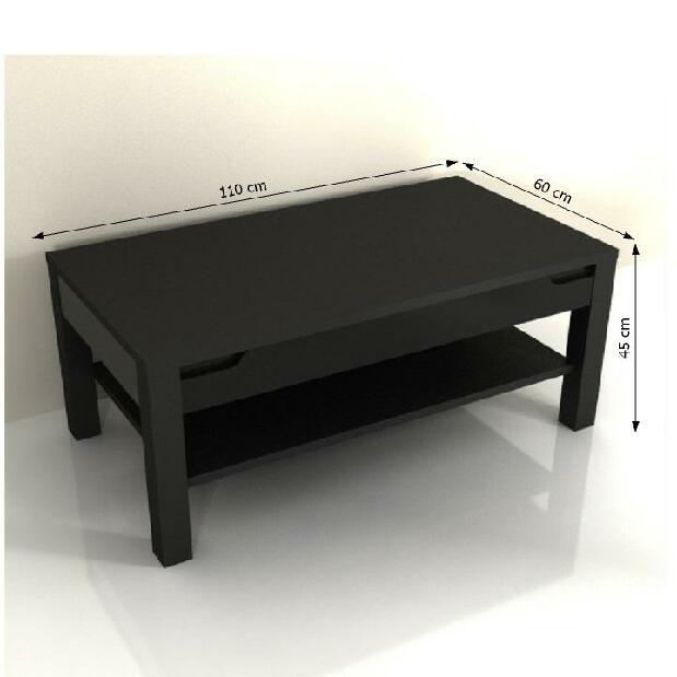 Konferenční stolek Aberdovey AS 96 (černá) *výprodej