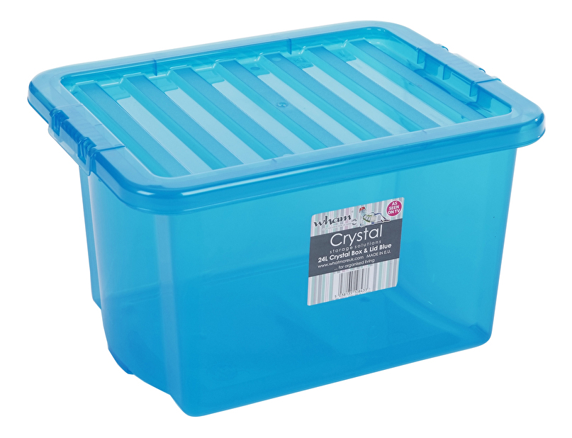 Skladovací box Wham 24l (modrá)