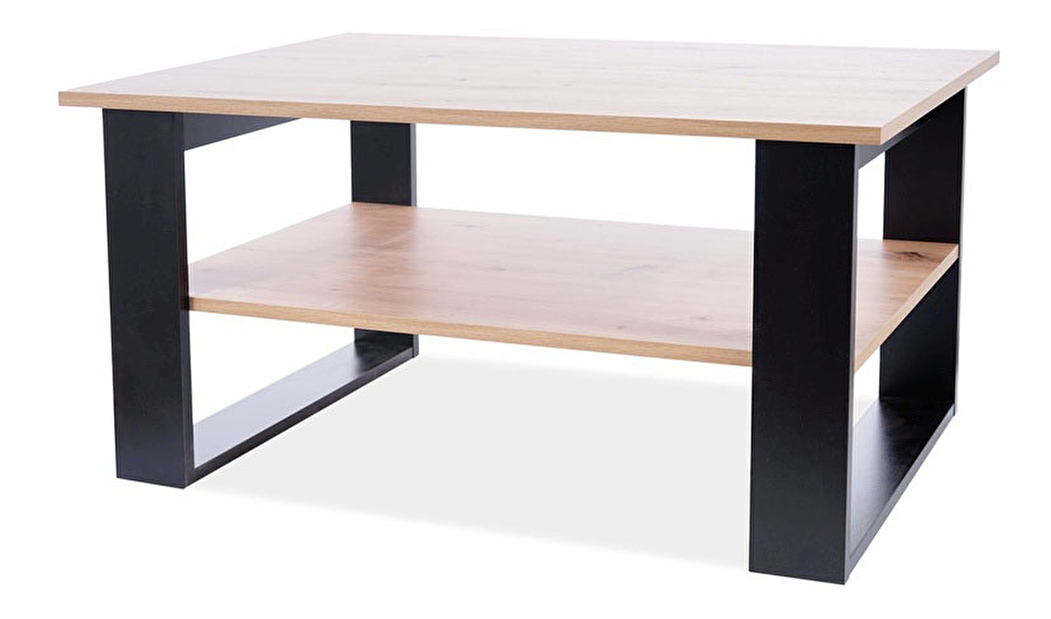 Konferenční stolek Margeret (dub + černá)