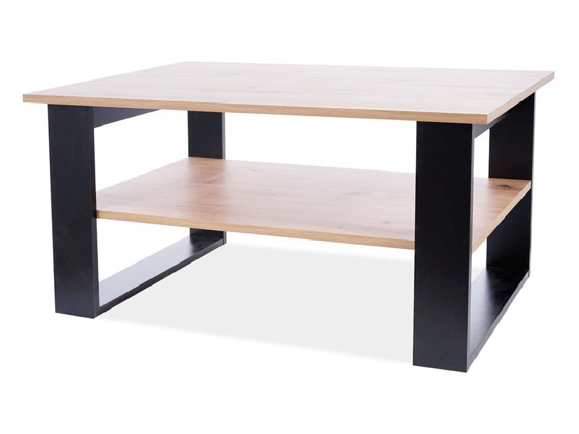 Konferenční stolek Margeret (dub + černá)