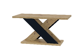 Konferenční stolek Xalin (artisan + černá)