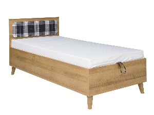 Jednolůžková postel 90 cm Mimone P (dub zlatý) (s roštem)