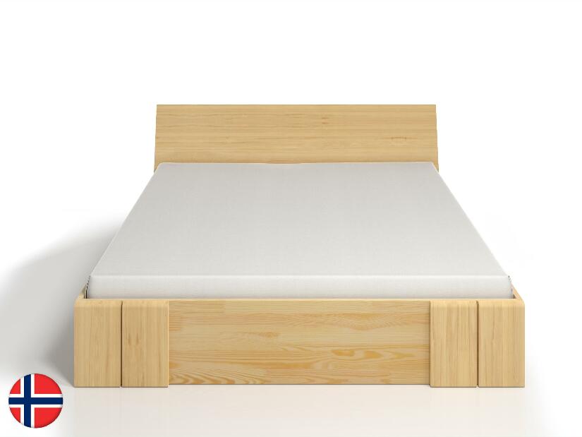 Manželská postel 200 cm Naturlig Galember Maxi DR (borovice) (s roštem a úl. prostorem)