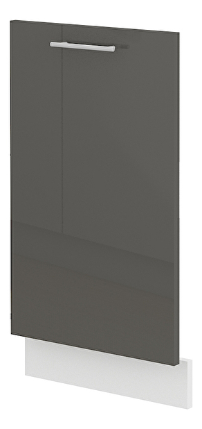 Dvířka na vestavěnou myčku Lavera ZM 713 x 446 (lesk šedý)