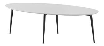 Konferenční stolek SARAM (bílá + černá)
