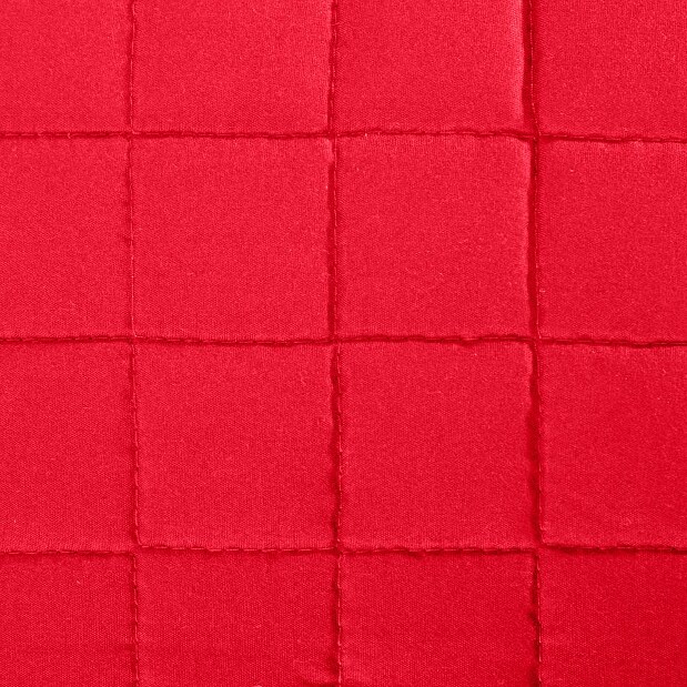 Přehoz na postel 150x70cm Eva (červená + černá)