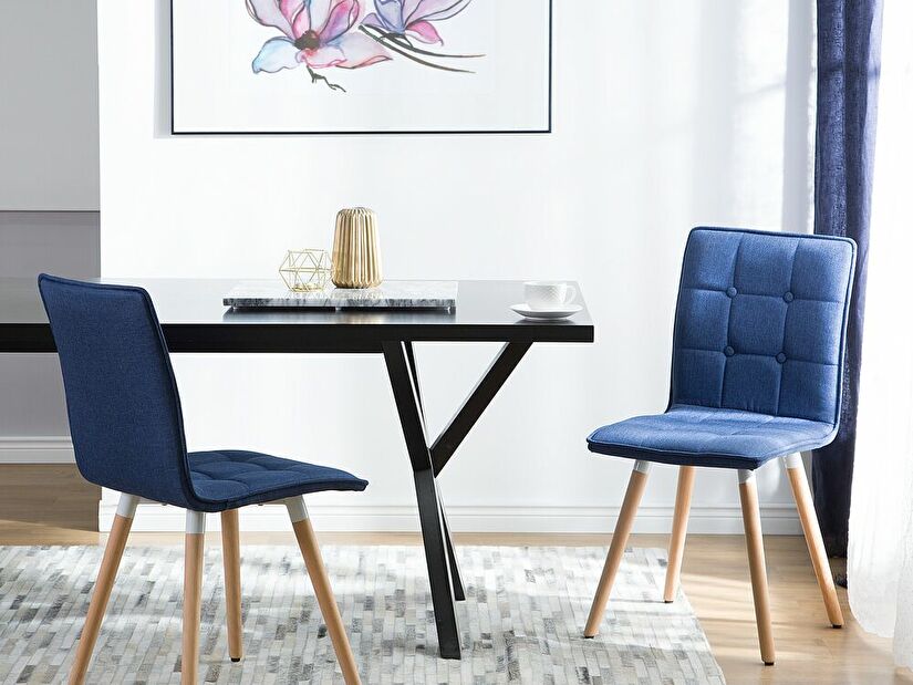 Set 2ks. jídelních židlí Berken (námořnická modrá)