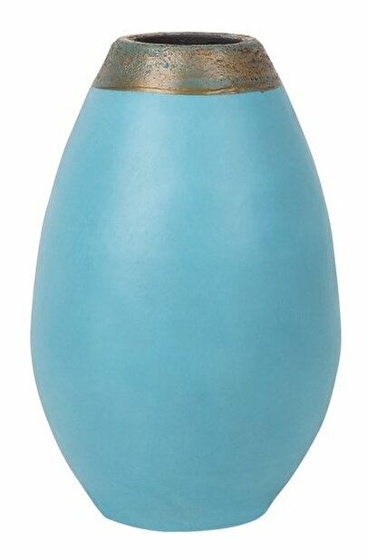 Váza CORIBA 32 cm (keramika) (modrá)