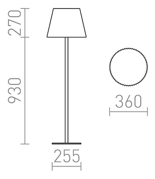 Venkovní osvětlení Bosanova 120 230V E27 25W IP65 (antracitová + satinovaný pe)