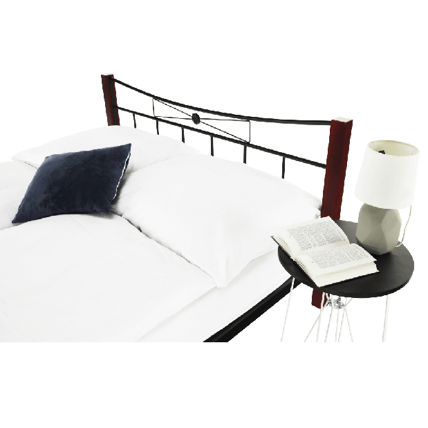 Manželská postel 140 cm Pearly (s roštem)
