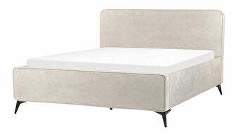 Manželská postel 160 cm Vardiel (šedá) (s roštem)