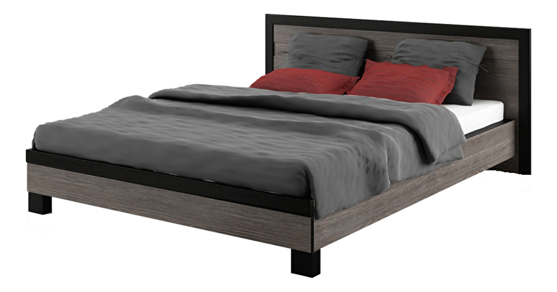 Manželská postel 160 cm Denver DN-17 (s roštem)