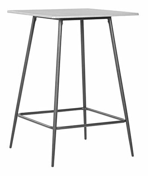 Barový stůl VALLON (šedá + černá) (pro 4 osoby)