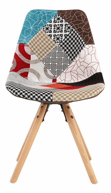 Jídelní židle Glority (barevný patchwork)