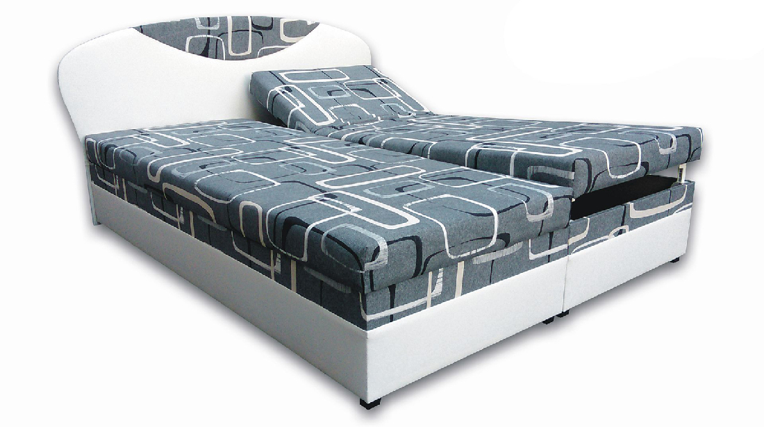 Manželská postel 180 cm Island 1 (s matracemi)