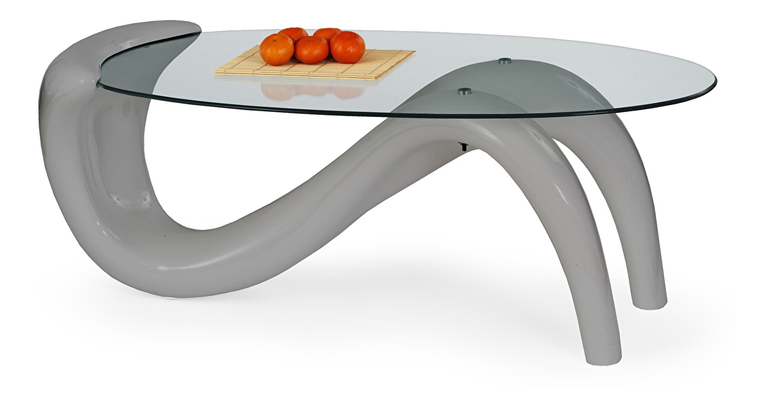 Konferenční stolek Cortina šedá