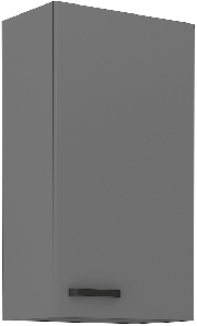Horní kuchyňská skříňka Nesia 50 G-90 1F (Antracit)