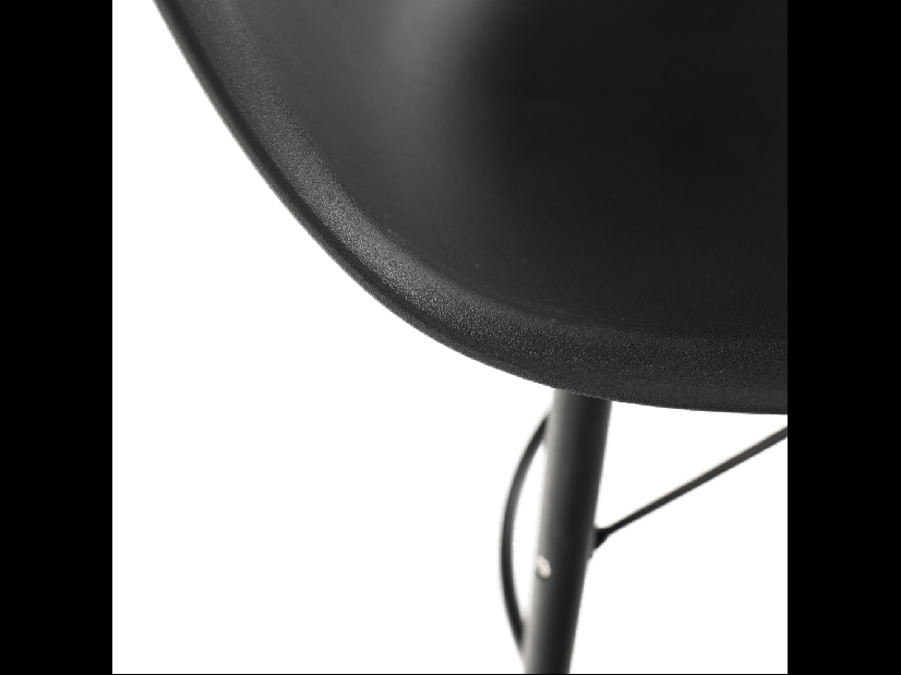 Barová židle Canys (černá) 
