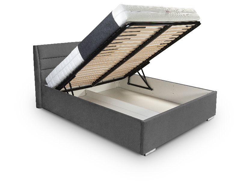 Jednolůžková postel 120 cm BRW Sandra Futon (šedá)