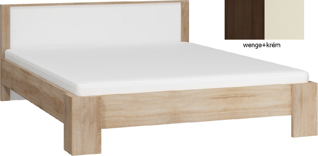 Manželská postel 160 cm Viki VIK 10 (s roštem) *výprodej