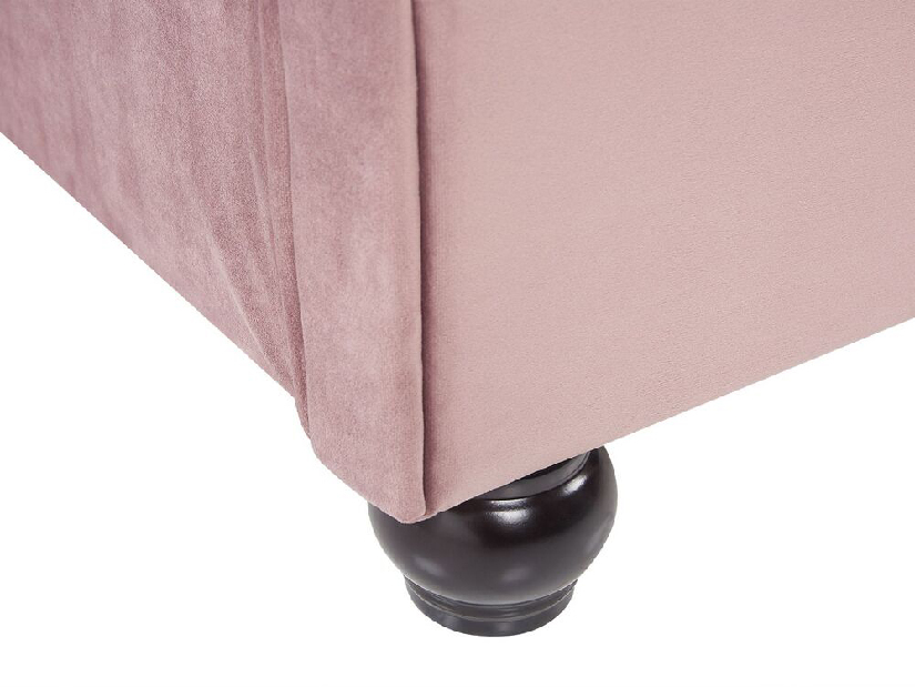 Manželská vodní postel 180 cm Alexandrine (růžová) (s roštem a matrací)
