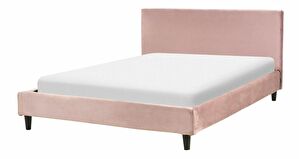 Manželská postel 140 cm Ferdinand (růžová) (s roštem)
