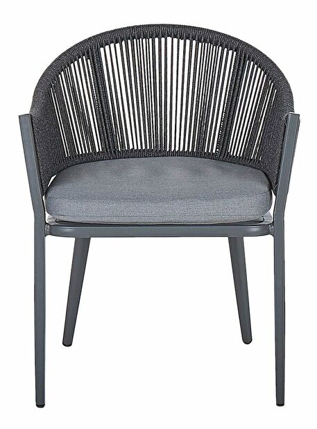 Set 2 ks. zahradních židlí Millet (tmavě šedá)