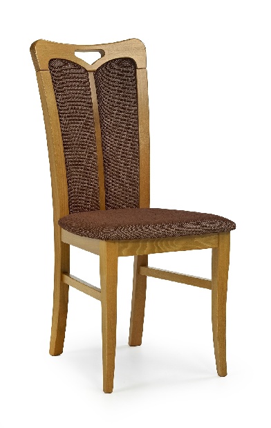 Jídelní židle Hubert 2 Olše + hnědá