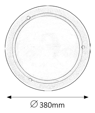 Stropní svítidlo Ufo 5131 (bílá + opálové sklo)