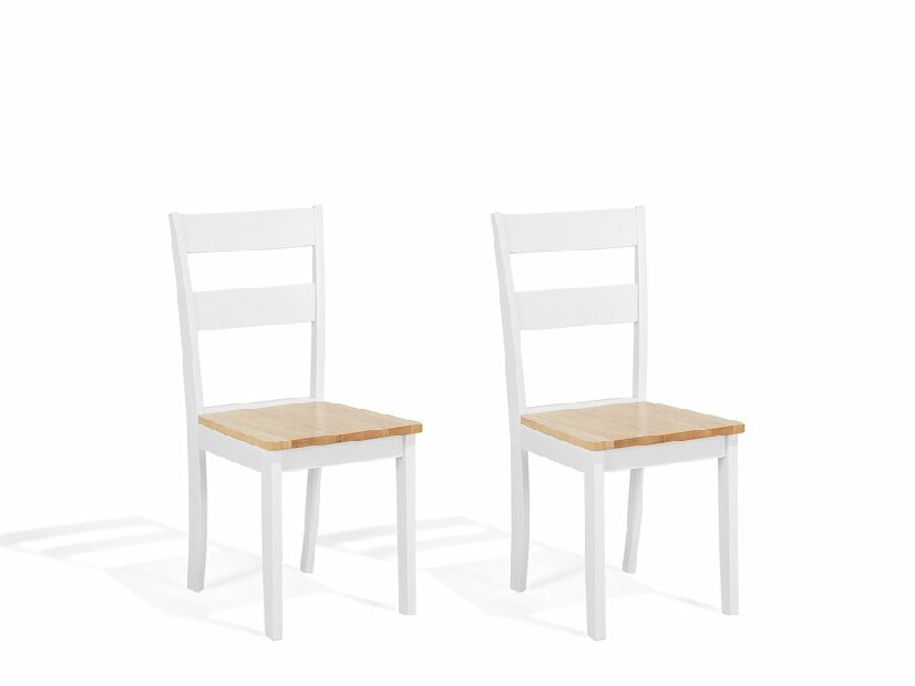 Set 2ks. jídelních židlí Georgi (bílá)
