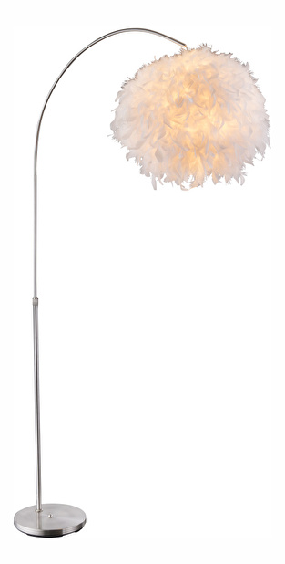 Stojanové svítidlo Katunga 15057S (moderní/designové) (nikl + bílá)