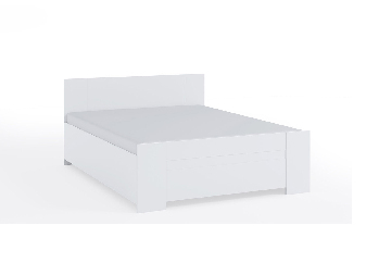 Manželská postel 160 cm Bonaparte P (bílá) (s roštem)