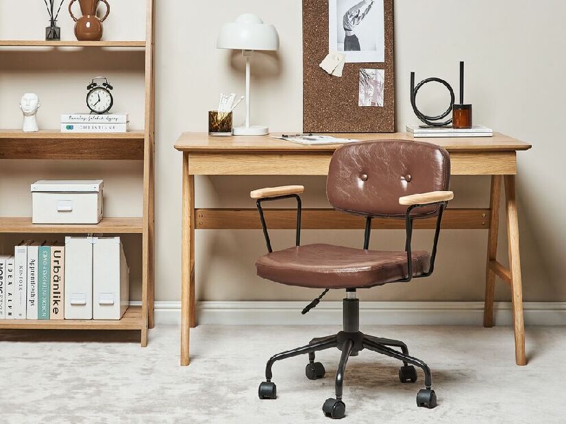 Kancelářská židle Asta (hnědá)