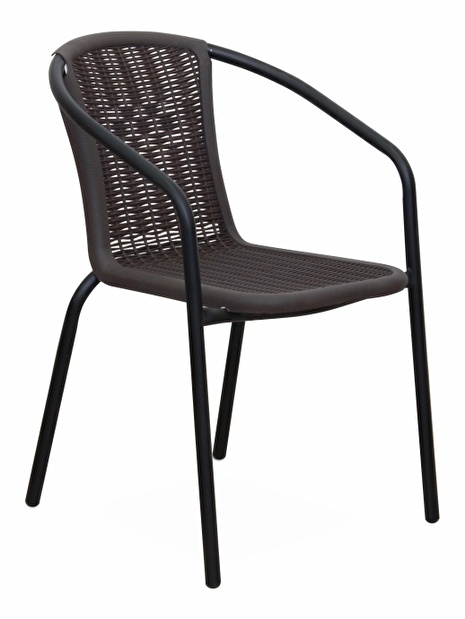 Zahradní židle Vernell (černá)