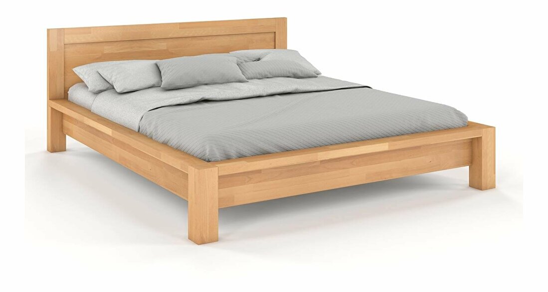 Manželská postel 180 cm Naturlig Fjaerland (buk)