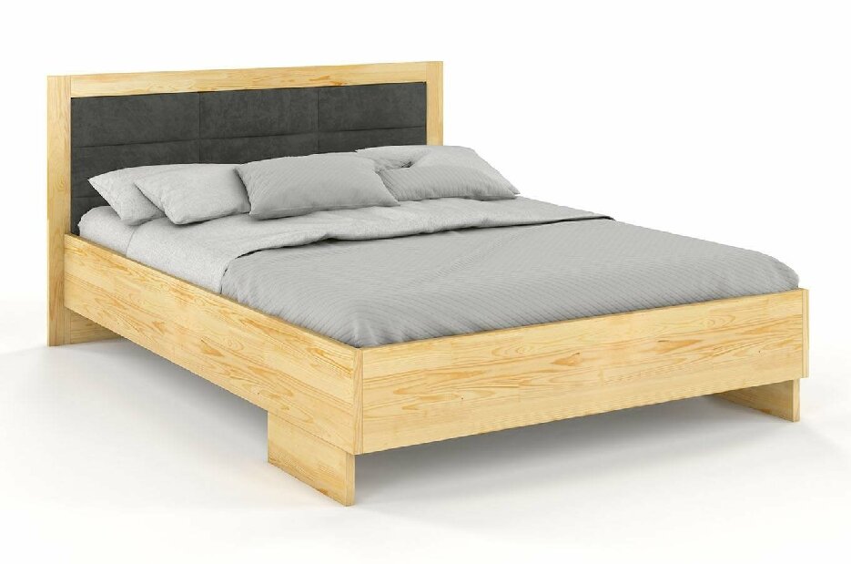 Manželská postel 200 cm Naturlig Stjernen High BC (borovice)